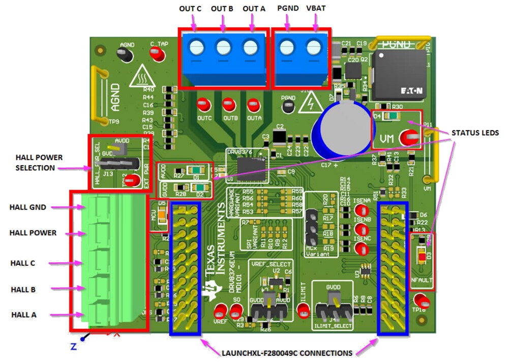Texas Instruments DRV8376EVM Evaluierungsmodul